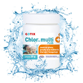 Chlor Do Basenu 80% Multi Tabletki 20g x 20szt 400g ChlorTix Multi Gotix